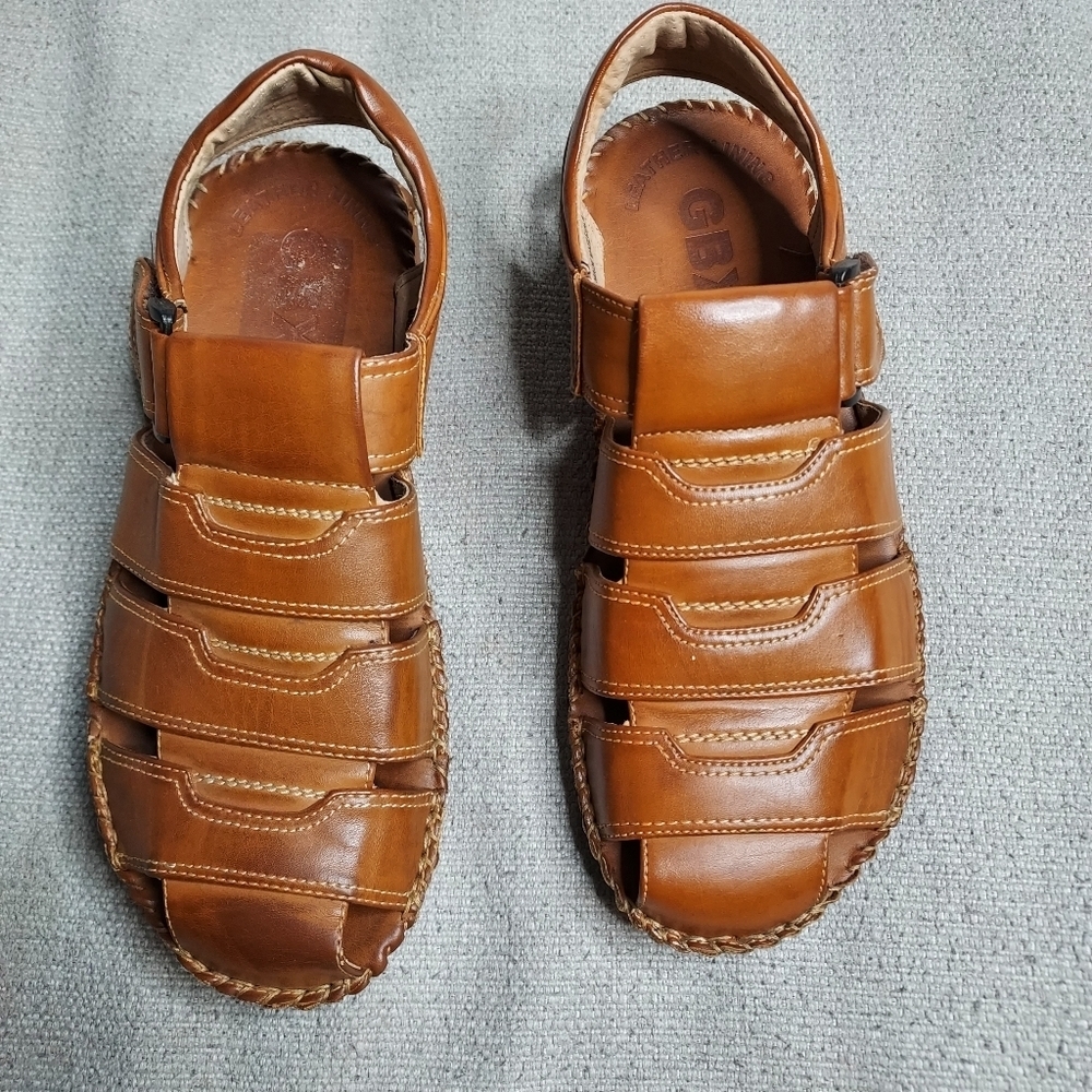 GBX Men's Cayman Fisherman Leather Sandals